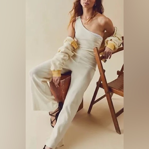 Free People Beach Waverly Sweater Jumpsuit - Picture 2 of 7